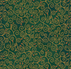 Stof Amazing Stars 4594-808 Green Cotton Fabric By The Yard