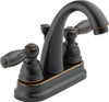 Peerless P299696LF-OB Claymore 2-Handle Centerset Bath Sink Faucet Oil Rubbed Bronze