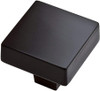 Liberty P34941C-FB Flat Black Squared Modern 1 7/16" Cabinet & Drawer Knob