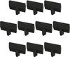Liberty P40851K-FB 1 7/16" Gathered Blade Cabinet Drawer Knob Flat Black 10 Pack