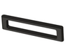 Brainerd P40081C-FB Flat Black Squared Modern 3 3/4" Cabinet & Drawer Pull