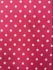 Studio E Paisley III Rose & White 1/4" Polka Dot Cotton Fabric By The Yard