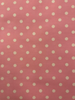 Studio E Paisley III Pink & White 1/4" Polka Dot Cotton Fabric By The Yard