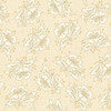 Henry Glass Butter Churn Basics Floral Cream Cotton Fabric By The Yard