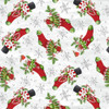 Blank Quilting All That Glitters is Snow Snowman Christmas Stockings Cotton Fabric By The Yard