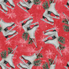 Blank Quilting Joyful Tidings Ice Skates Red Cotton Fabric By The Yard