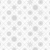 Henry Glass Holiday Lane Snowflakes In Boxes White Cotton Fabric By The Yard