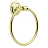 OAK46-PB  Oakley Bath Towel Ring Polished Brass  Finish