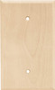 Liberty 64662 Unfinished Wood Single Blank Wall Plate Cover