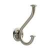 Liberty Satin Nickel Cirque Double Coat, Hat, Robe Hook