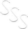 Liberty 160373  5" Oversized White "S" Hook 3 Pack