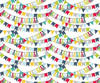 Free Spirit Maude Asbury Piccadilly Bannerline Blue Cotton Fabric By Yd