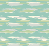 Blend Textiles Elizabeth Grubaugh Out to Sea Refections Aqua Cotton Fabric By Yd