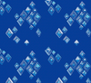 Blend Textiles Katy Tanis Arctic Playground Icy Reflection Royal Blue Cotton Fabric By The Yard