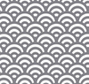 Stof Fabrics Duo Scallop Grey Cotton Fabric By The Yard