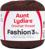 Aunt Lydia's Coffee 150 Yds Fashion #3 Crochet Thread #1 Super Fine