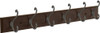 Liberty R32856-CSI 23.84" Scroll Hook Coat/Hat Rail Cocoa w/ Soft Iron Hooks