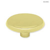 P65015C-PB Polished Brass Concave Design 1 1/2 Cabinet Drawer Knob