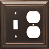 Brainerd W10538-BZM Architect Matte Bronze Switch / Duplex Wall Plate Cover