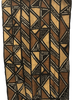 28641 African Mali Mud Cloth Bambara Bogolanfini Multi Color Aprox 45" x 66"