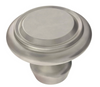 Brainerd  P42954W-SN 1/4" Classic Contour Cabinet Knob Satin Nickel