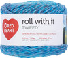 Red Heart Roll With It Tweed Oceanic Knitting & Crochet Yarn