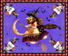 Blank Quilting Witchful Thinking 36" Witch Panel Purple Fabric By The Yard