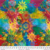 Free Spirit Sue Penn Happy Blooms Pinwheels Multi Cotton Fabric By The Yard