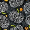 Blank Quilting Halloween Countdown Pumpkins & Words Black Fabric By The Yard