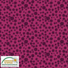 Stof Quilters Combination Circles & Lines Cerise Cotton Fabric By The Yard