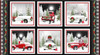 Henry Glass Tradition Continues II 23" Blocks Trucks Red Cotton Fabric By The Panel