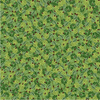 Stof European Summer Berries Squash Green Cotton Quilting Fabric By The Yard