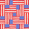 Henry Glass Patriotic Picnic Flags Multi Cotton Fabric By The Yard