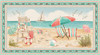 Blank Quilting Beachy Keen Beach Scene 24" Panel Cotton Fabric By The Panel