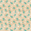 Blank Quilting Beachy Keen Starfish & Shells Sand Cotton Fabric By The Yard