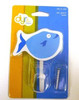 085-03-3357 Children's Sea Splash Blue Fish Single Coat Hat Robe Hook