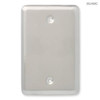 126441 Satin NIckel Stamped Blank Cover Wall Plate