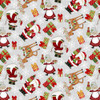 StudioE Merry Town Tossed Characters Multi Holiday Fabric By The Yard