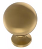 Liberty P21108C-117 1 3/16" Round Orb Modern Gold Cabinet Drawer Knob