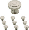 Liberty P29526K-SN 1 1/4" Satin Nickel Geary Cabinet Drawer Knob 10 Pack