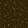 Henry Glass Chocolate Covered Cherries Small Floral Chocolate Cotton Fabric By Yard