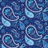 Studio E Blue Dreams Paisley Multi Cotton Fabric By Yard