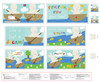 Studio E Huggable & Loveable Row, Row, Row Your Boat Make Your Own Book Fabric By Panel