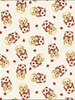 Studio E Trendy Pups Ladybugs & Pups Cream Cotton Fabric by The Yard