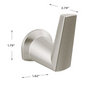 Delta Galeon Bath Towel & Robe Hook Stainless Steel Finish