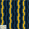 Stof Fabrics Rita Lighting Stripe Navy Cotton Fabric By The Yard