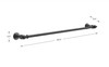 Delta Vessona Bath 24" Towel Bar Venetian Bronze Finish