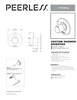 Peerless PTT14347-R Precept Polished Chrome 1-Handle 3-Setting Diverter Trim Kit (Valve Not Included)