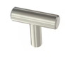 Franklin Brass 1 1/4" Stainless Steel Simple Round Bar Cabinet & Drawer Knob 10 Pack