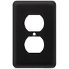 Libertyd W10249V--FB Black Stamped Single Duplex Wall Plate Cover 3 Pack
